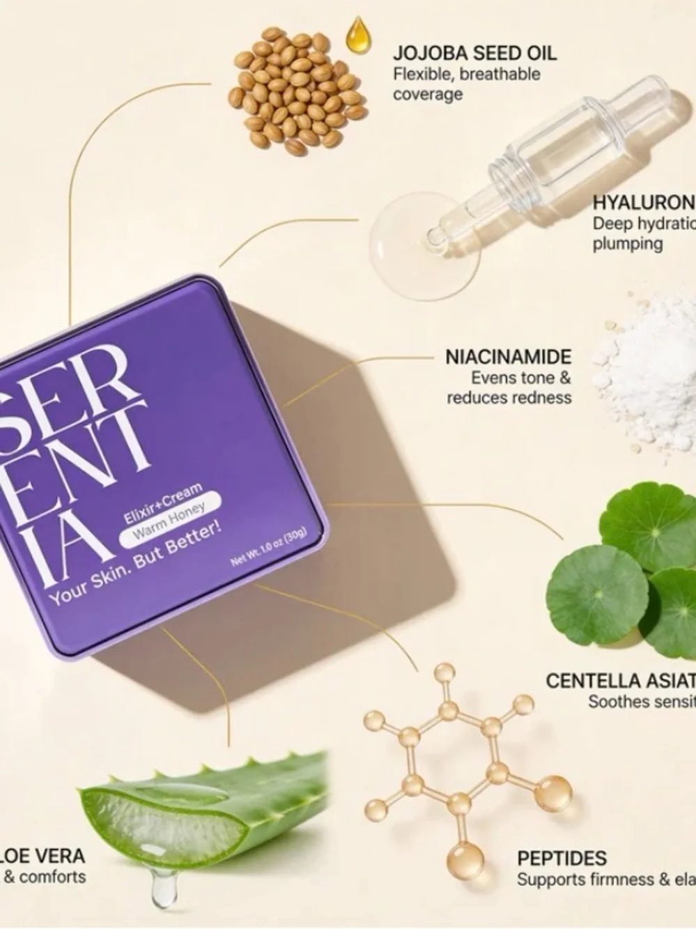 Serentia Elixir + Cream - Ivory